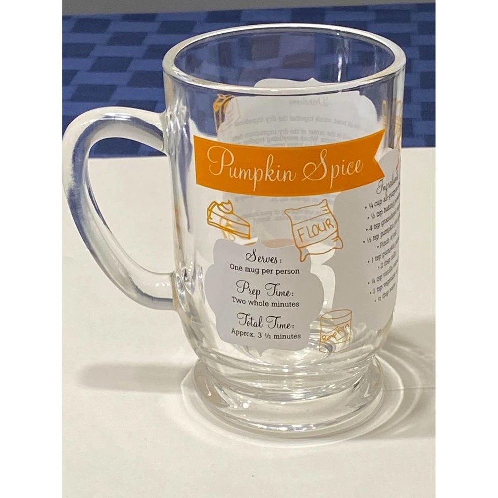 Pumpkin Spice Mug‎ Cake Recipe Glass 
Mug/Cup